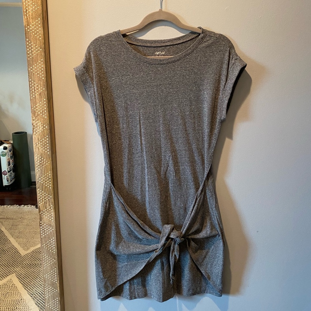 Aerie Tie T-shirt Dress